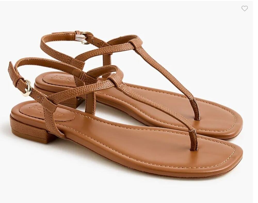 J.Crew Ankle Strap Thong Sandal